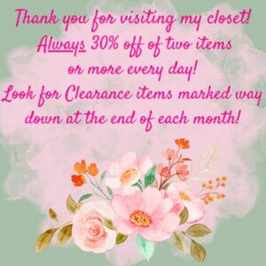 Welcome to my closet!